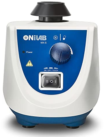 ONiLAB Lab Vortex Mixer mit Touch Start und kontinuierlichen Modi, Labor Vortexer für Rohre, Nagellack, Wimpernklebstoffe und Hobbyfarben Mischen, 0-3000 RPM.Include Extra 120pcs 7/32in Mischkugeln