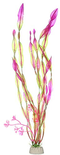 VOCOSTE 1pz Pesce Vasca Acquario Artificiale Piante Erba Rosa 31cm