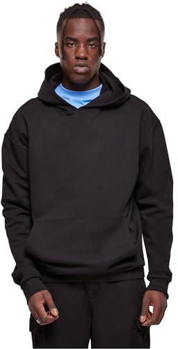 Urban Classics Herren Kapuzenpullover Hood Embroidery Hoody Black S