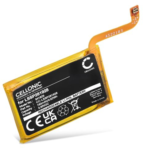 CELLONIC, Batteria per Smartwatch e Braccialetto Fitness compatibile con FitBit Versa 2, FB507 (160mAh, 3.85V) Batteria di Ricambio LSSP281928