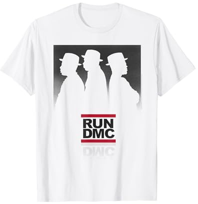 Run DMC Offizielle weiße Silhouetten T-Shirt