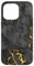 iPhone 14 Pro Max Black and Gold Rock Pattern Case