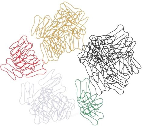 FOYTOKI 50stücke Bunte Zahnförmige Metall-büroklammern Kreative Büroklammern Als Notizklammern Fotoklammern Für Partys Und Homeoffice