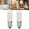 Ugvmn E14 LED Cooker Hood Bulbs, SES Fridge Bulb 3W (40W Halogen), Warm White 2700K, Small Edison Screw Lamps for Home Lighting/Refrigerator/Cooker Hood/Salt Lamp/Lava Lamp, Non-Dimmable, Pack of 2