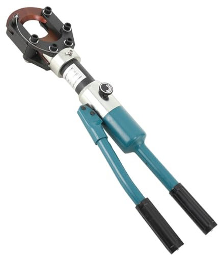 Lfhelper Hydraulischer Kabelschneider 70kN Hydraulische Kabelschere Ø 50 mm Schnittbreite Hydraulik Kupfer Trennschere Für CU-, Alu- und Telefonkabel Schneiden Drahtschneider Kabelwerkzeug Satz