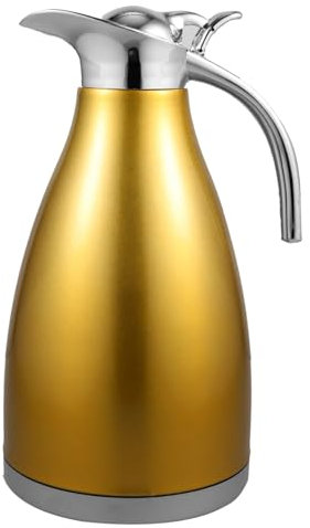 Garneck Bollitore - Brocca Termica Da 2 Litri - Borraccia Termica in Acciaio Inossidabile - Elegante Bottiglia Termica - Ideale Per Caffè Tè