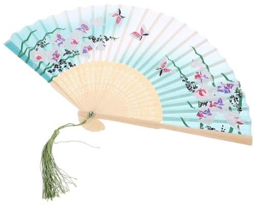 Cabilock Abanico De Retro Con Borlas Ventilador De y Decoraciones Accesorio Para Fotografía y