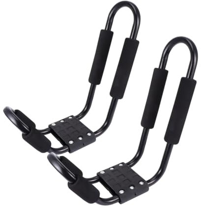 YARNOW 2pièces Cadre De Toit De Voiture Cadre De Toit De Canoë Étagère à Bagages Amovible