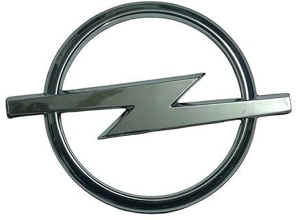 YIXIEDING Auto Emblem Aufkleber für Opel Corsa 2000-2025, Front Motorhaube Autoaufkleber, Kühlergrill, Ersatz Emblem, Frontgrill Karosserie Dekoration,Silver