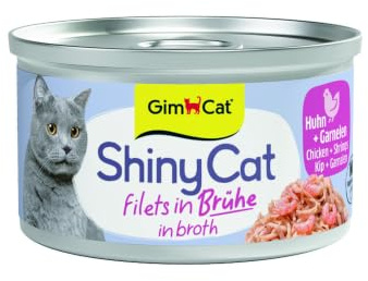 Gimpet ShinyCat in Brühe Hühnchen & Garnelen 70 g
