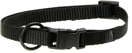 Karlie Art Sportiv Plus Halsband verstellbar neue universal Farben Mix and Match L: 20 - 35 cm B: 10 mm XS schwarz