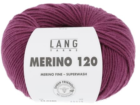Lang Yarns Merino 120 Superwash 0280 pflaume