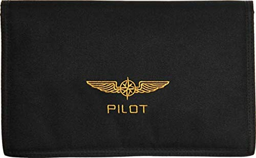 Design4Pilots - Pochette pour documents de vol, noir / Document wallet for Pilots Docubag