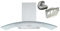 Cookology CGL900SS DK1M150 90cm Curved Glass Chimney Hood Stainless Steel & Ducting Kit