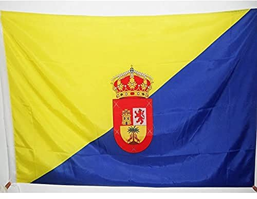 AZ FLAG - Flagge Gran Canaria - 90x60 cm - Kanaren Fahne 60 x 90 Cm Scheide Für Mast - Flaggen
