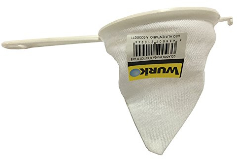 Wurko - Colador Manga Tipo Cono Plástico 12 cm
