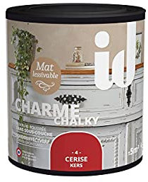 Peinture meubles et boiseries CHARME 500ML CERISE - ID Paris