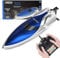GizmoVine RC Boat, 2.4GHZ 15MPH High Speed Remote Control Boat with 2 Rechargable Batteries, Suitable for Pools/Lakes/Seaside, Double waterproof, Ship Model Gift for Adults & Kids