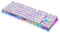 CSZH Clavier mécanique câblé USB 2.0 avec rétro-éclairage RGB Blue Keyboard Switch pour PC de Jeu et Un Score Blanc avec câble de 1,8 m