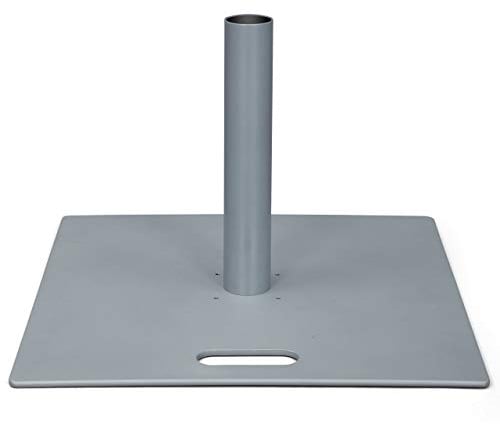 Vispronet Verschiedene Bodenelemente/Bodenplatten für Mobile Fahnenmasten & Fahnenstangen (55x55 cm)