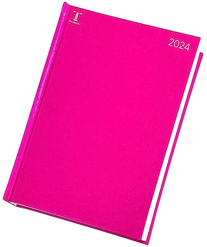 Agenda semainier 2025 Pastel - Format A4/A5/A6 - Un jour par page (A6, rose)