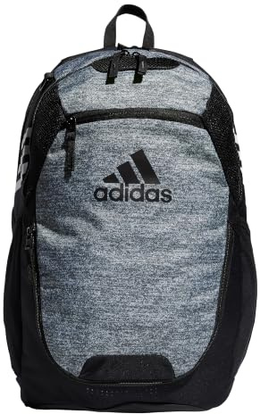adidas Unisex-Erwachsene Stadium Team Sports Backpack for Men and Women (36l) Durable Athletic Laptop Bag Rucksacktasche, Jersey Onix Grey/3.0, OSFA