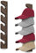 keletop Hat Rack for Wall Baseball Cap Organizer Hanger (2 Pack) Modern Wooden Hat Holder Wall-Mounted Caps Display for Closet Door Bedroom Entryroom Laundry (Brown) …