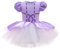 Lito Angels Prinzessin Sofia Ballettkleid Ballerina Kostüm für Kinder Mädchen, Ballett Kleid Tutu Tanzkleid, Größe 7-8 Jahre, Lila