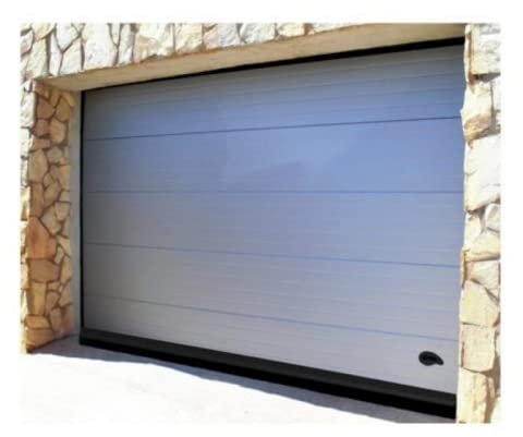 Burlete aislante para puerta de garaje universal 250cm, instalación fácil mediante tornillos (NO INCLUIDOS). Labio de arrastre de 35mm resistente al desgaste y al cambio de temperaturas. NEGRO