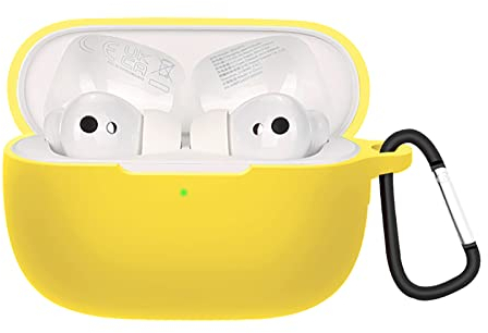 GIOPUEY Cilicone Case for HONOR Earbuds 3 Pro, Ultra-thin soft Cover, Slim-Fit,Anti-Fall,Not Easy to Dirty - Yellow