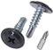 SKIR'CO Lot de 150 vis autoforeuses peintes 4,2 x 16 mm, tête de réglage modifiée Phillips Vis à tôle Tête gaufrée (150, Gris Anthracite RAL 7016)
