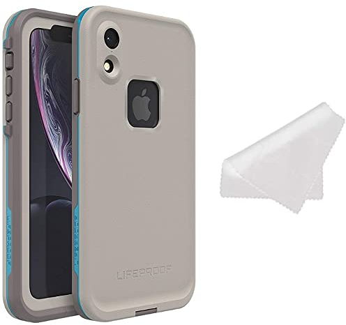LifeProof Wasserdichte Schutzhülle für iPhone XR (nur für iPhone XR) – mit Reinigungstuch – Nicht-Einzelhandelsverpackung – Body Surf (Zement/Wasserspeier/Hawaiian Ocean)
