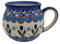 BLUESTAMP Klassische Handbemalte Bunzlauer Keramik Becher 200 ml, Dekor 523-006