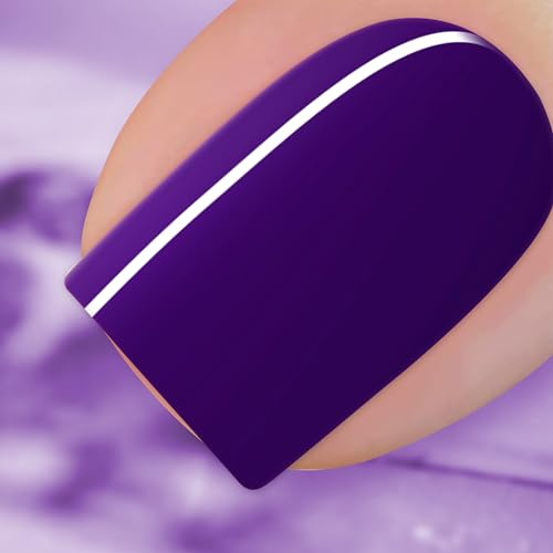 BURANO Gel Nagellack Sommer Farben, Soak Off Polish 15ml 0.5 Oz, Nail Art DIY Zuhause Heiße Farbe Nägel (Neon Purple 689)