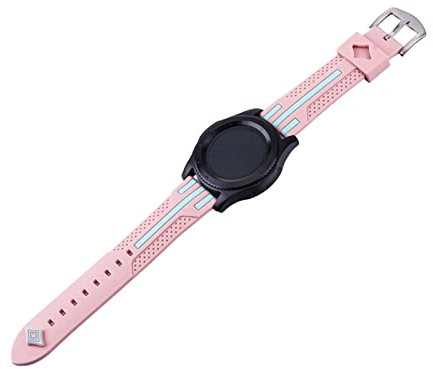 ALMVIS Strap de Pulsera de Silicona 22mm 46mm / 46mm Honor Pulsera de Correa mágica SmartWatch WatchBand Fit for Huawei Reloj GT Adecuado GT Activo(Pink and Blue)