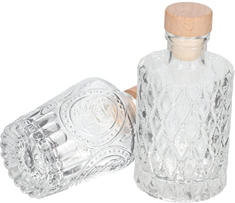 Drinks Water Bottles Set Sealed Glass Wine Bottles Mini Airtight Storage Tanks for Liquor Water