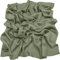 CJ Apparel Châle népalais vert sauge vert laurier, couleur unie, motif franges, écharpe, écharpe, couvre-tête, pashmina, fabriqué à la main au Népal, vert sauge, taille unique