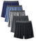 DAVID ARCHY 5er Pack Bambus Herren Unterhosen Boxershorts lockere Boxershorts Herren,Weich, Atmungsaktiv, für Herren & Jungen
