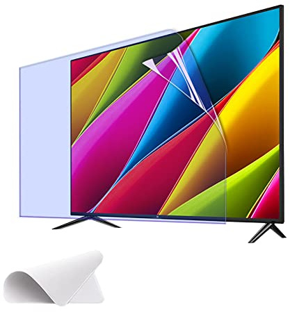 Anti-blue Light Screen Protector, High Light Transmittance, Suitable for 75-85 Inch Standard or Curved Monitors (77inch 1722x993mm)