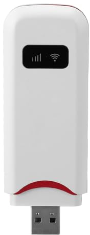 Modem WiFi USB 4G LTE, Partage Internet Haut Débit jusqu'à 10 Utilisateurs, Emplacement pour Carte SIM, Alimentation USB, Protection Multiple