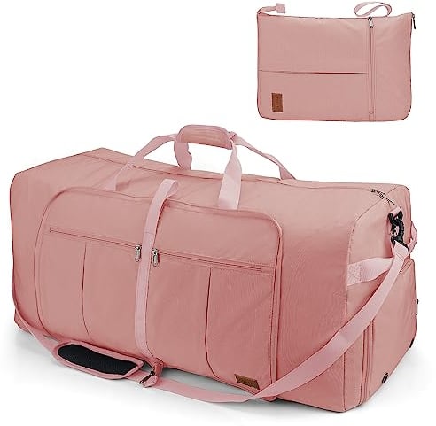Urtala Faltbare Reisetasche für Herren & Damen, 120L Groß Weekender Übernachtungstasche mit Schuhfach, wasserdichte Handgepäck Tasche/Sporttasche
