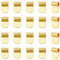 arricraft 20 Pcs Glue on Bails, Golden Glue-On Flat Pad Bails with Loop Wide Pad Brass Spoon Bails Pendants Charms Connector Hanger for DIY Pendant Necklace Jewelry Making 11x16.5mm
