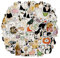 Andibro 100 Stück Kawaii Hunde Aufkleber, Niedliche Hunde Sticker Wasserfest Vinyl Cartoon Tiere Aesthetic Stickers Kinder Wasserflaschen Aufkleber für Scrapbook Tagebuch Skateboard Gepäck