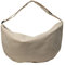 BABYVIVA Tasche für Damen, großes Fassungsvermögen, Canvas, Halbmond-Tasche für Damen und Herren, modisch, solide, lässige Schultertasche mit verstellbarem Riemen, beige, 30*31*10cm