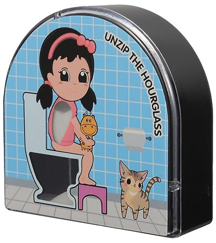 Ciieeo Sablier Décoration Salle De Bain Timer Silencieux pour Motif Cartoon Et Fonctionnel
