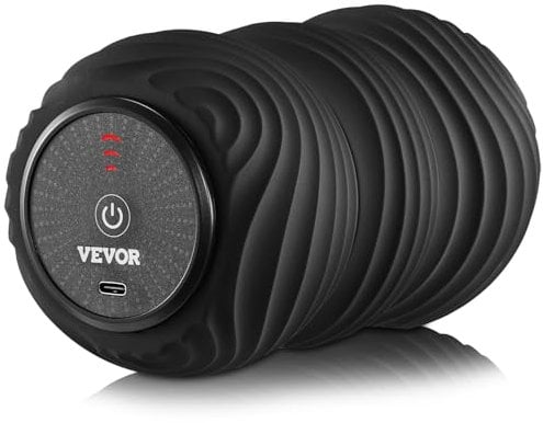 VEVOR Duoball, elektrischer Doppel-Lacrosse-Massageroller mit 4 Intensitäten, wiederaufladbarer Massageball zur Linderung von Muskelschmerzen, zur Erholung nach dem Training, zur Triggerpunkt-Therapie