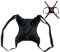 Gwezmxs Porte-Épée Médiéval pour Katana, Costume de Cosplay Samouraï pour Homme, Accessoire LARP, Noir