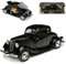 MOTORMAX Ford Coupe 1934 Hard Top Schwarz Oldtimer 1/24 Modellauto Modell Auto