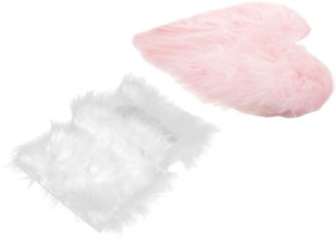 VINTORKY Cute Heart Cushion Photo Backdrop Pieces Acrylic Nail Art Mat for Live Stream Nail Art Display