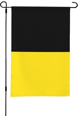 Baden-Württemberg-Flagge 12 x 18 Zoll Deko Doppelseitige Flagge, Outdoor Gartenflagge, perfekt für Terrasse, Schlafzimmer und Garten